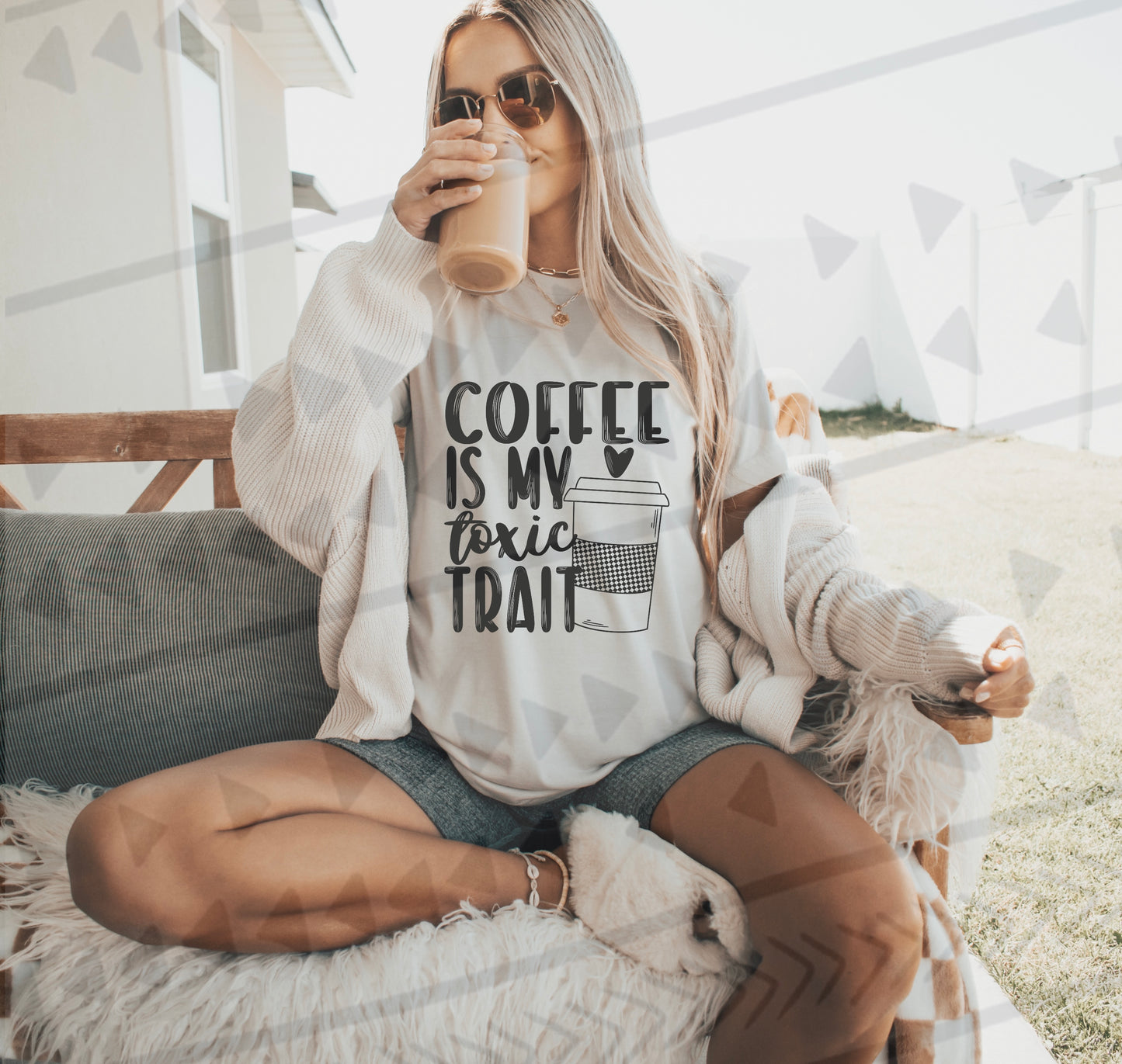 Coffee Is My Toxic Trait DTF Transfer