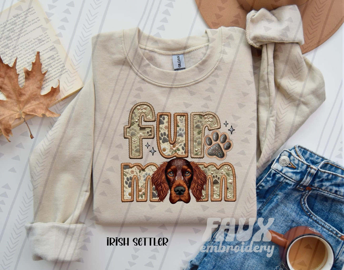 Fur Mom - Irish Settler DTF Transfer