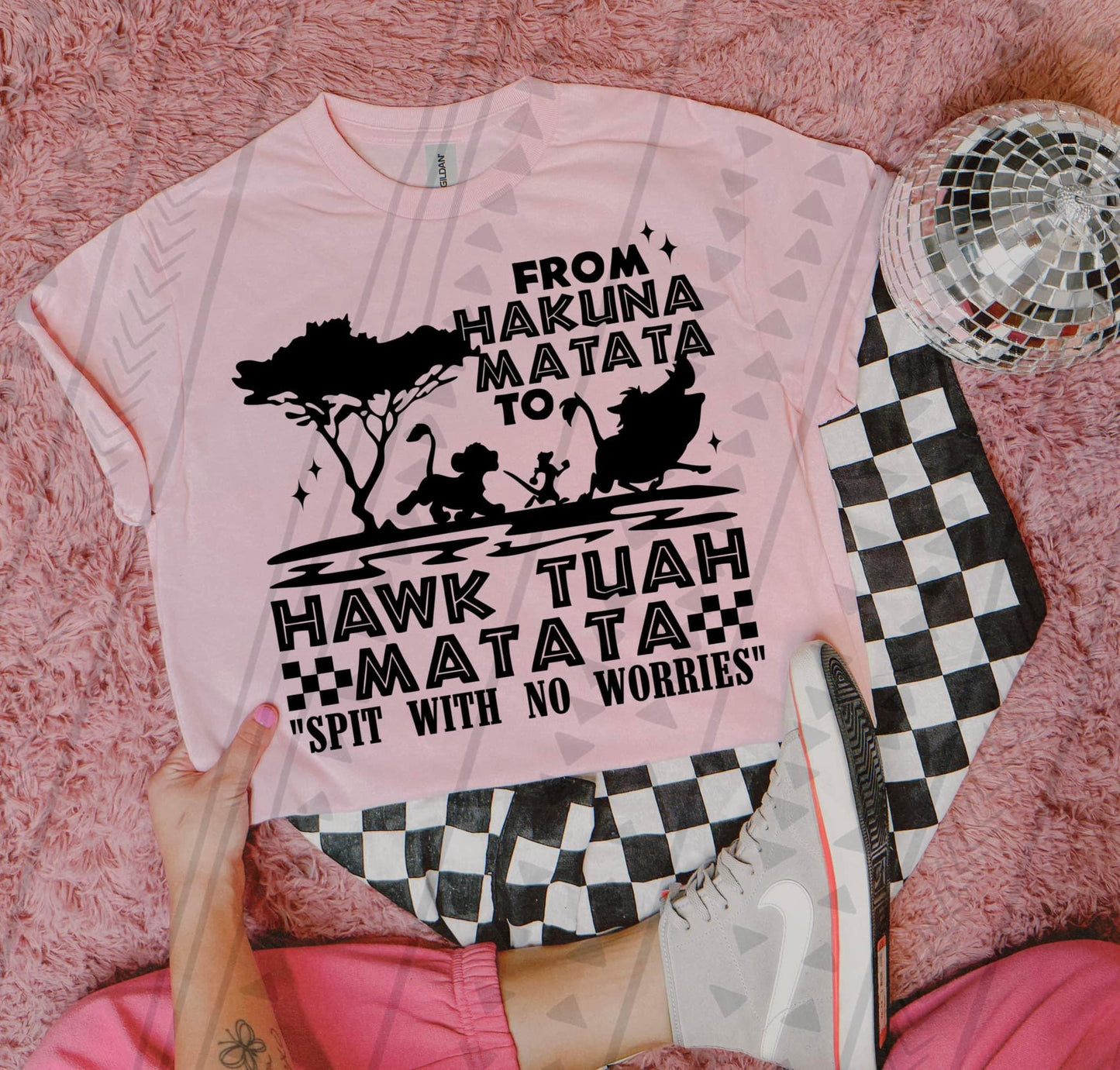 Hawk Tuah Matata DTF Transfer