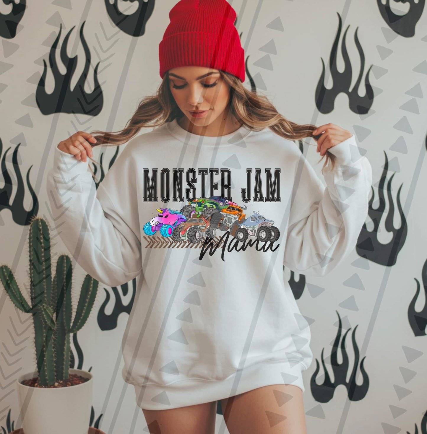Monster Jam Mama DTF Transfer