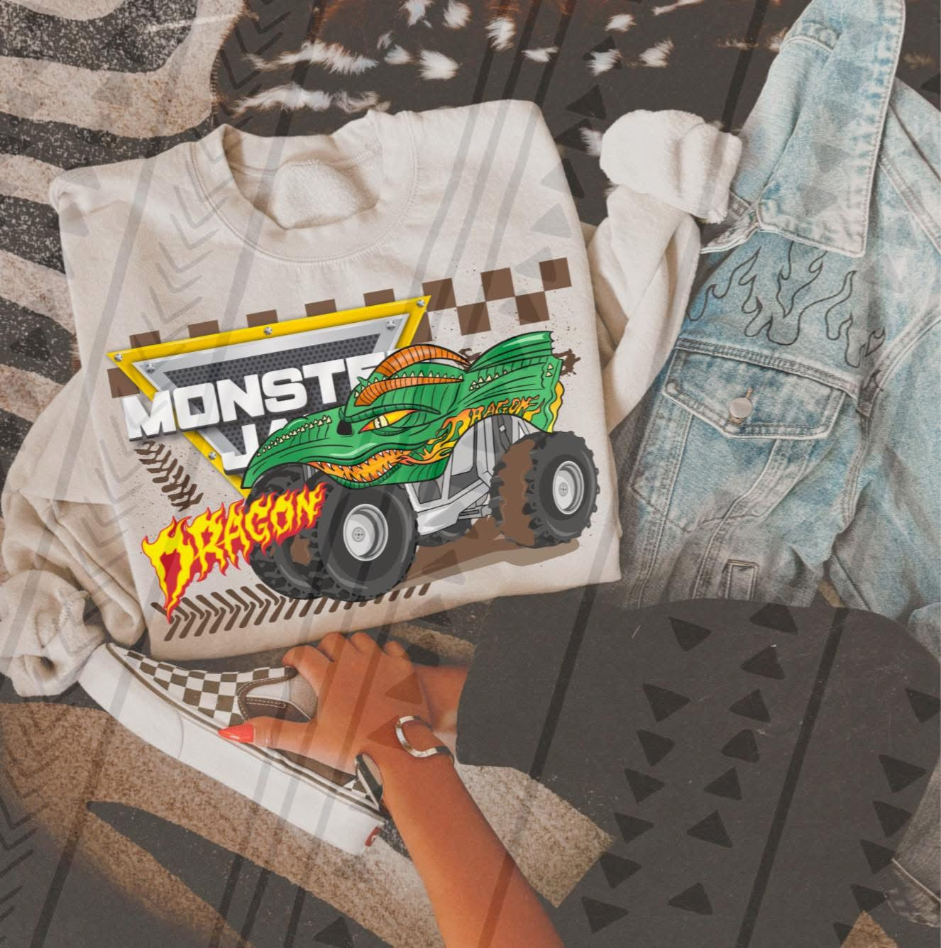 Monster Jam DTF Transfer