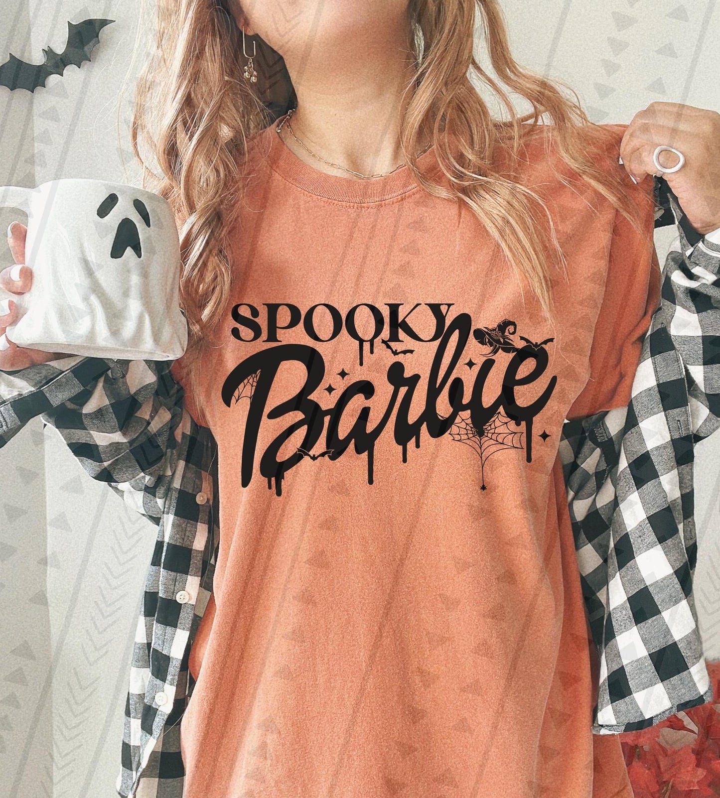 Spooky Barbie DTF Transfer