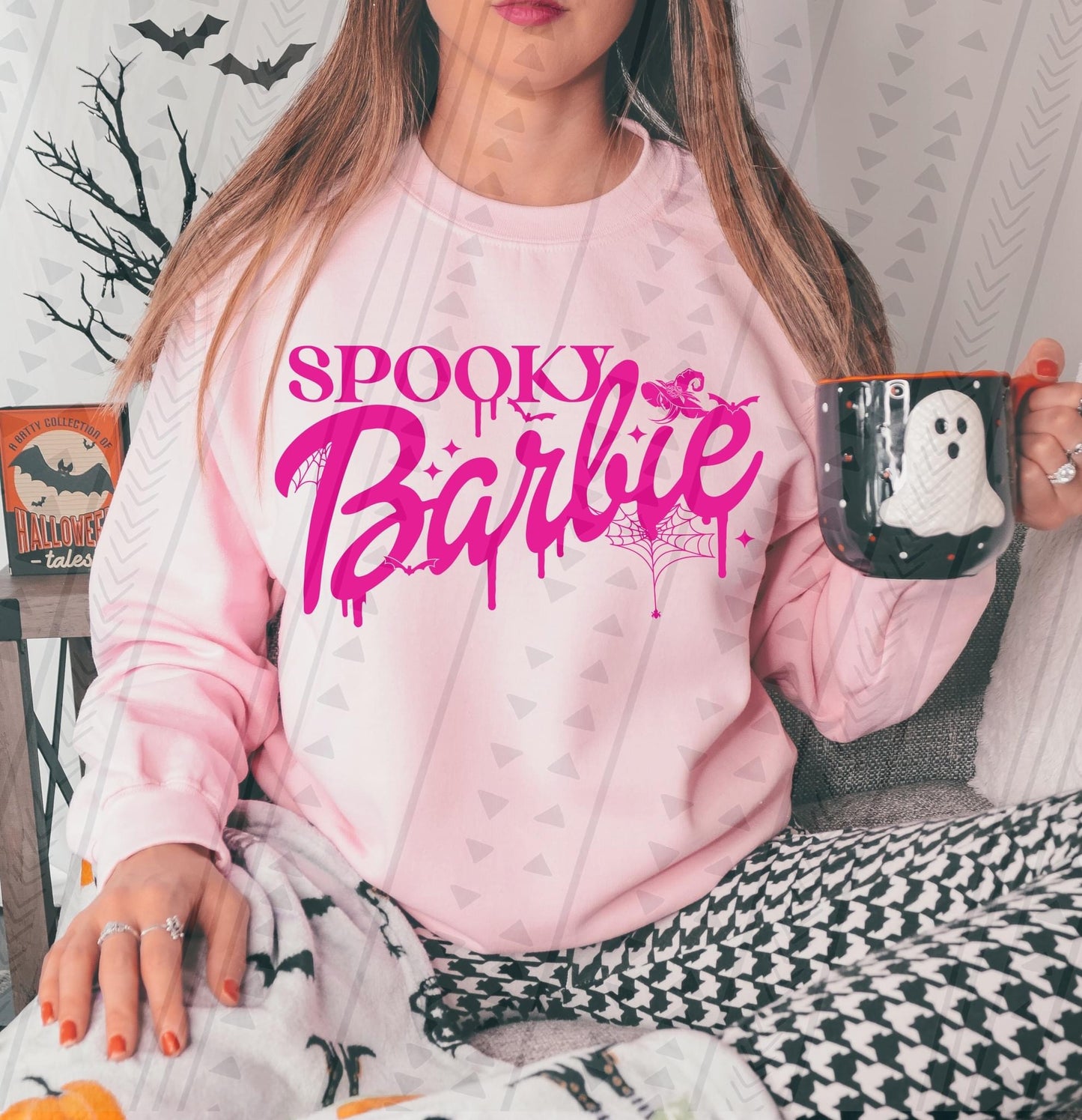 Spooky Barbie DTF Transfer