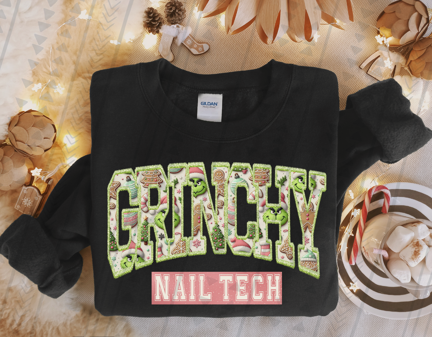 Grinchy Custom DTF Transfer