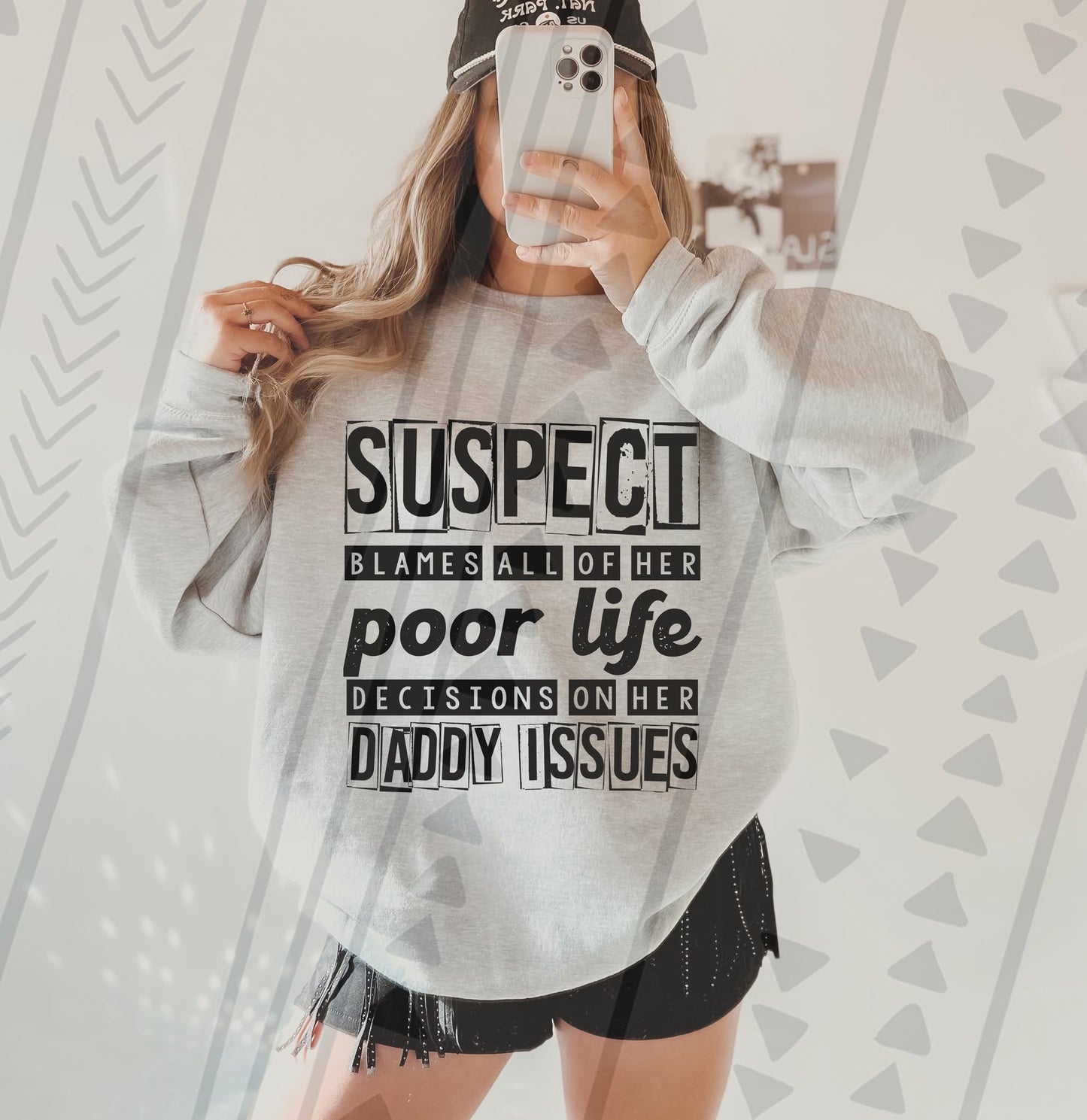 Suspect Daddy Issues DTF Tranfer