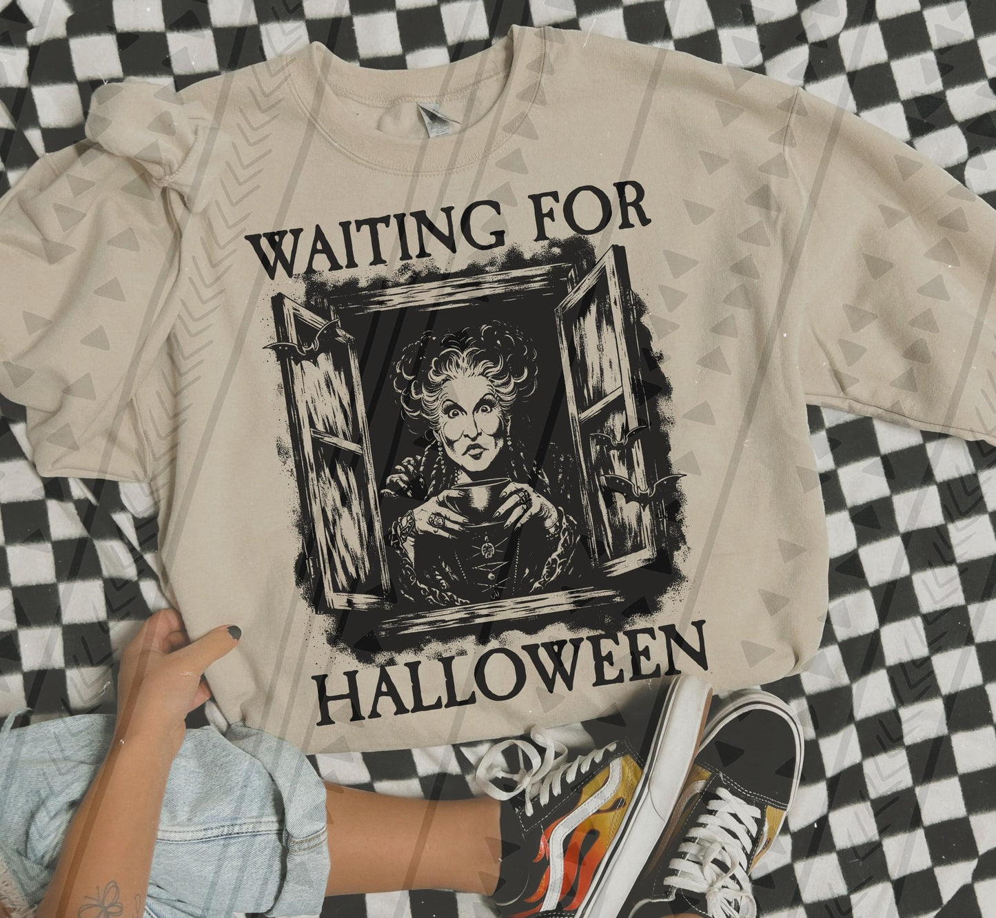 Waiting For Halloween Winifred DTF Transfer