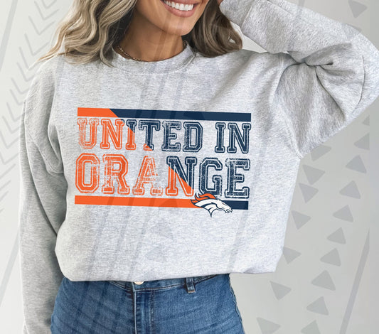 United in Orange DTF Transfer