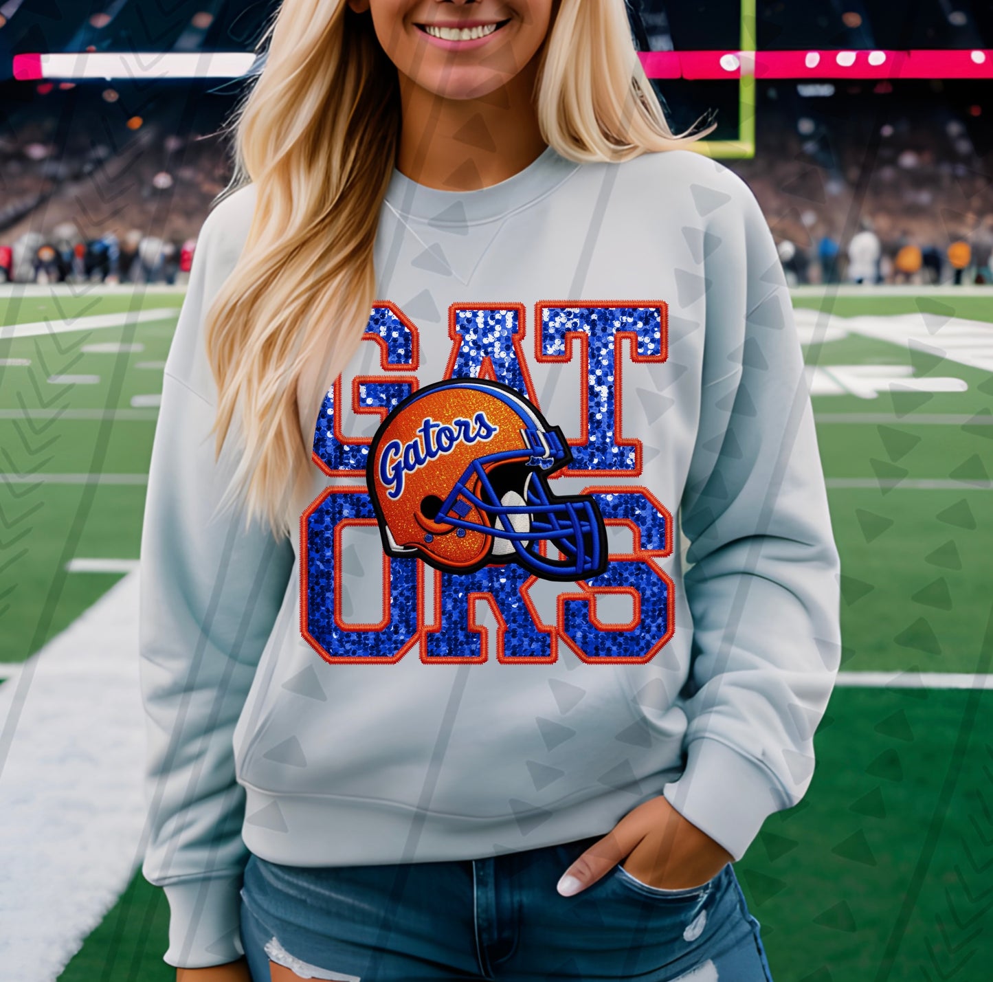 Gators Faux Embroidery DTF Transfer