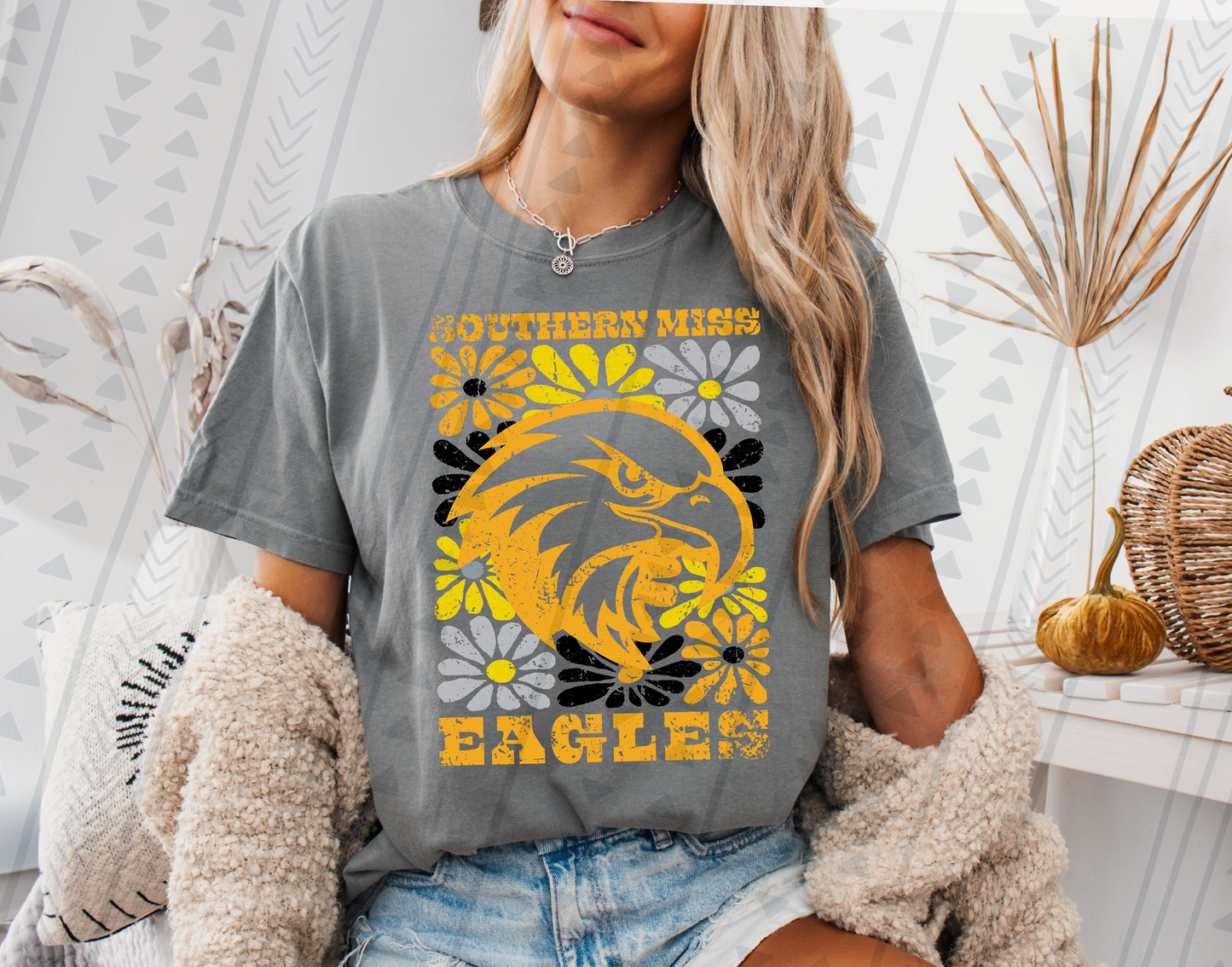 Groovy Eagles DTF Transfer