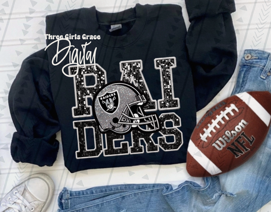 Raiders Faux Embroidery DIGITAL