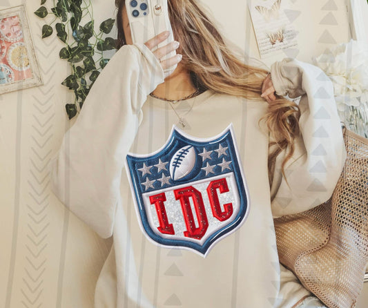 IDC Faux Embroidered DTF Transfer