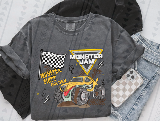 Monster Jam Flag (Multiple Options) DTF Transfer