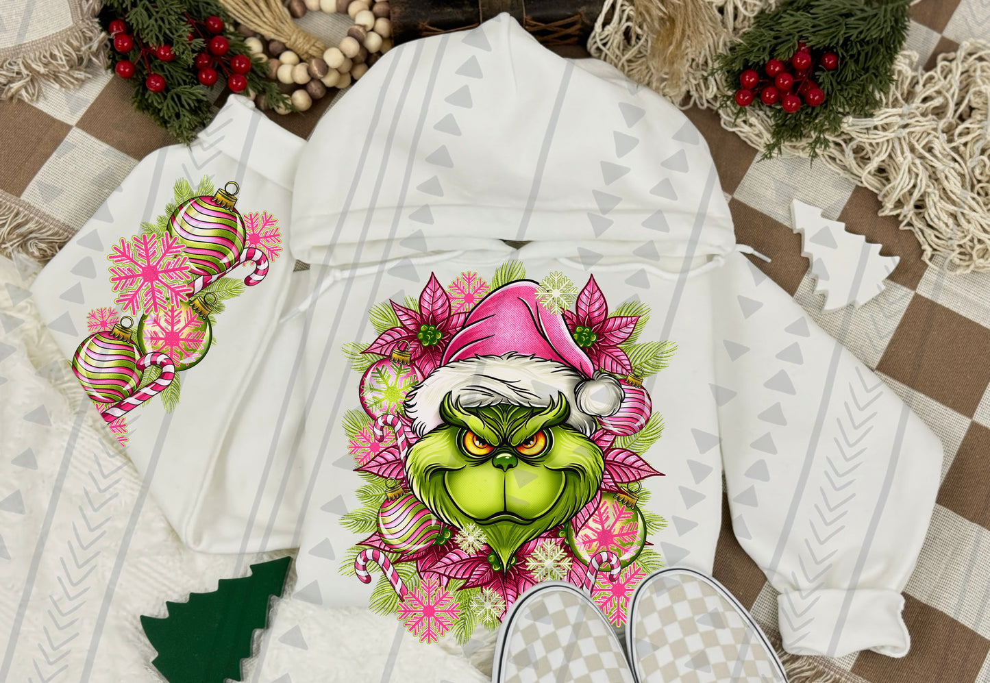 Grinchy Ornaments DTF Transfer