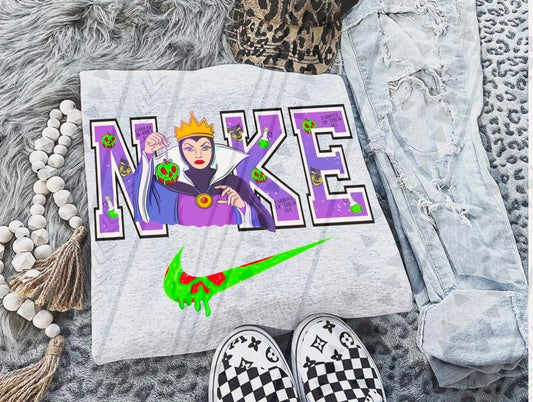 Evil Queen Swoosh DTF Transfer