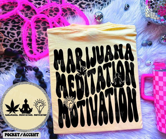 Marijuana & Motivation DTF Transfer