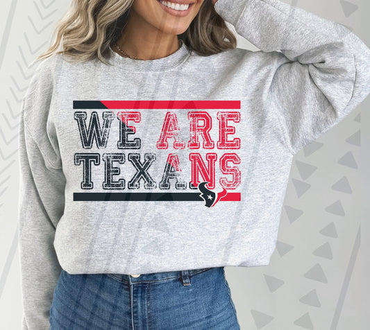 We Are Texans DTF Transfer