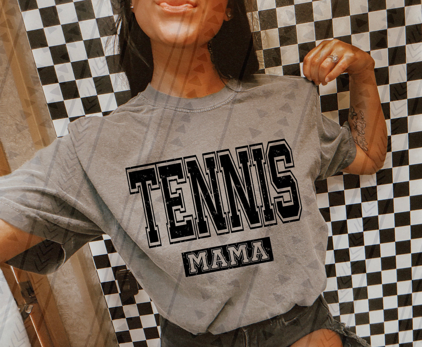 Distressed Sports Mama (Choose Your Sport) DTF Transfer