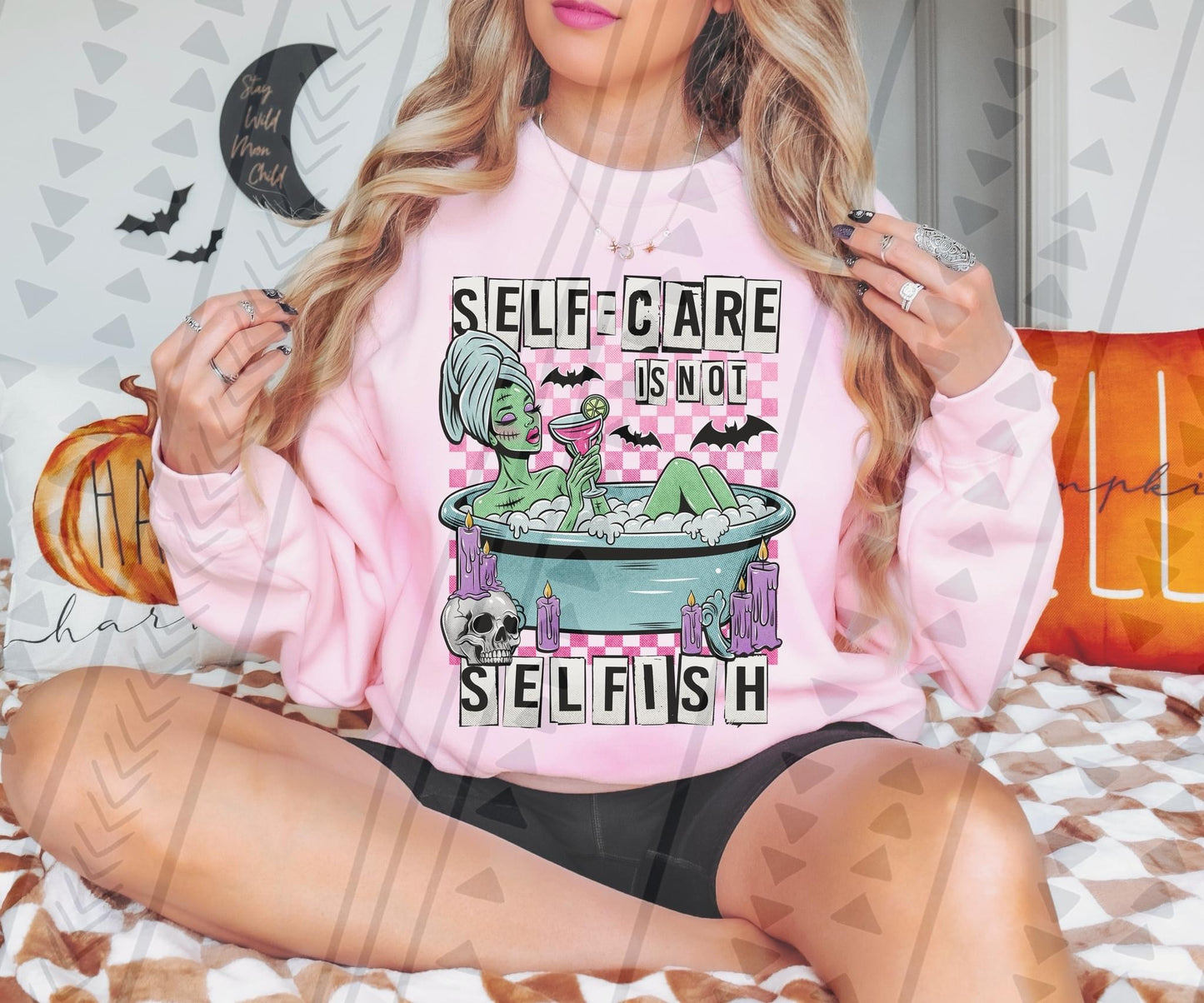 Self-Care Is Not Selfish DTF Transfer