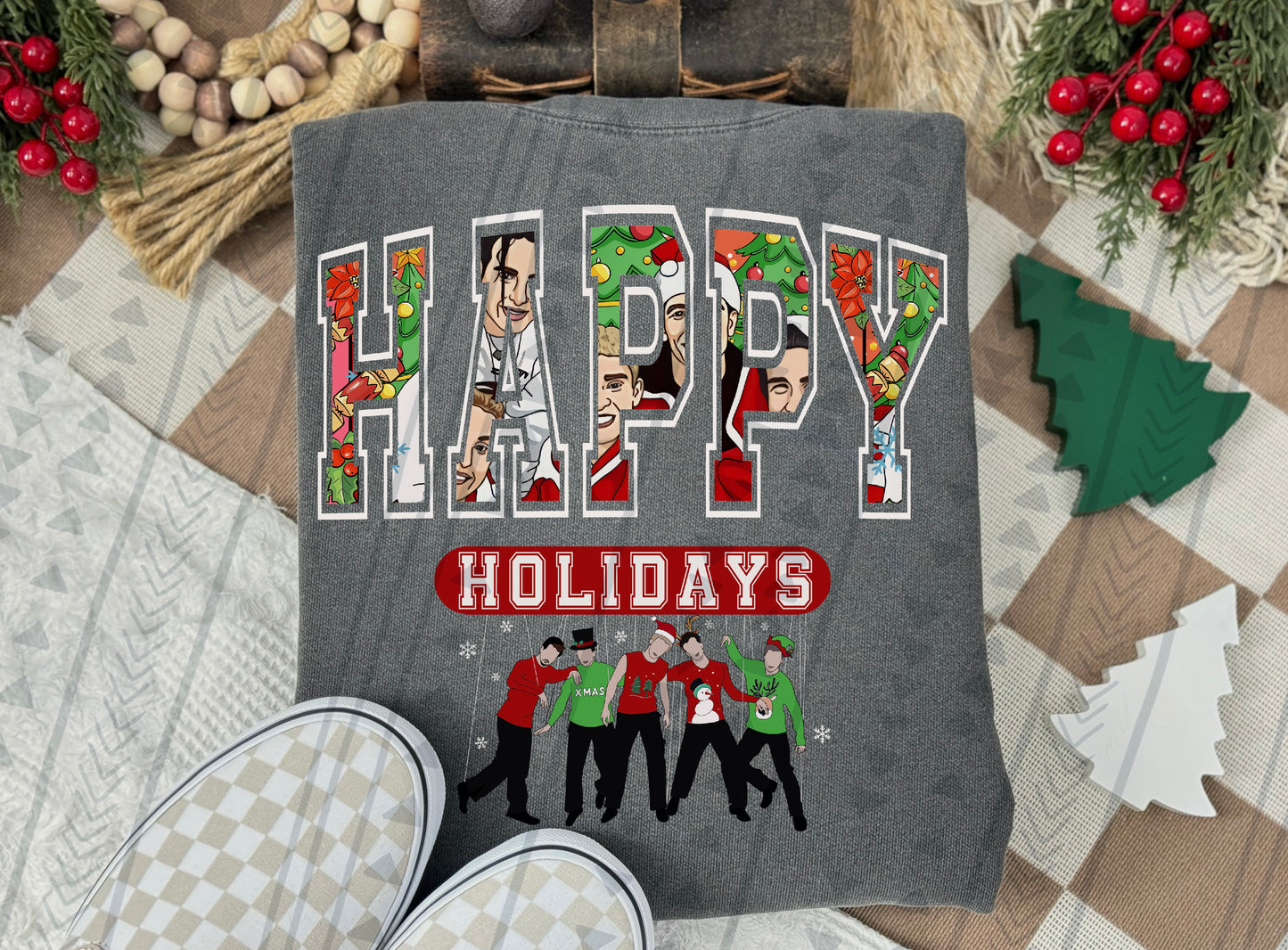 Happy Holidays NSYNC DTF Transfer