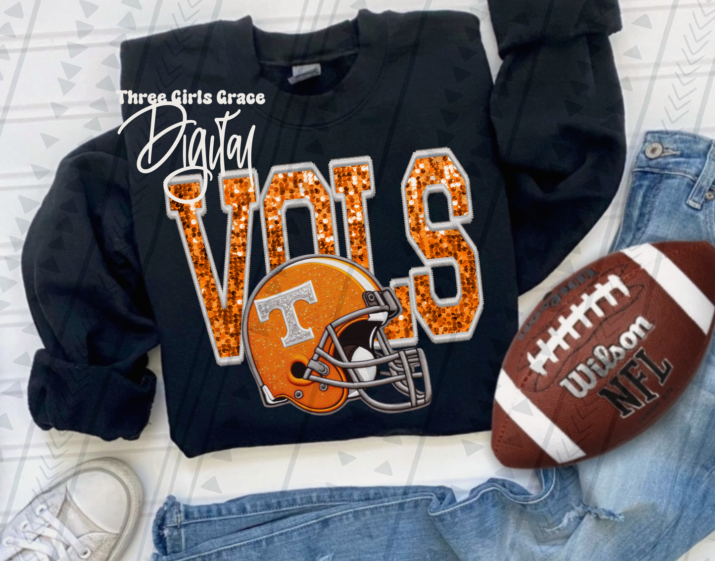 Vols Faux Embroidery DIGITAL