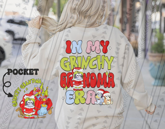 BD Grinchy Grandma Era DTF Transfer