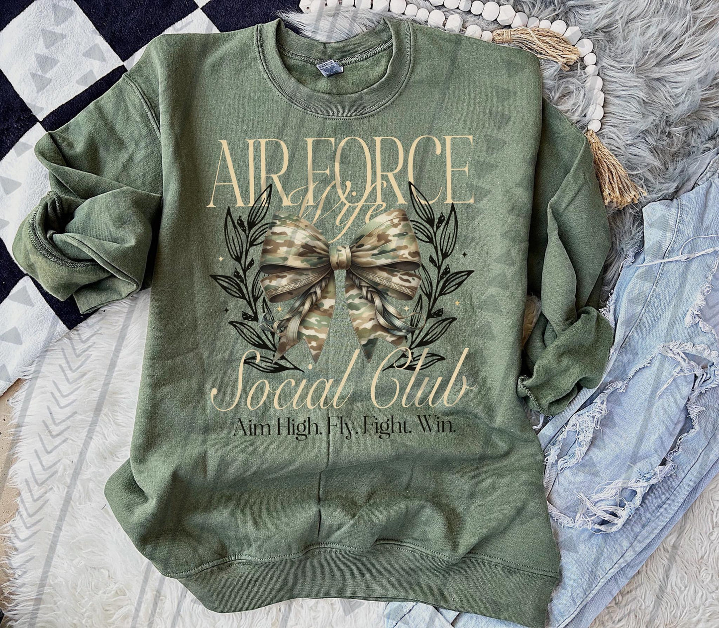 Air Force Social Club DTF Transfer