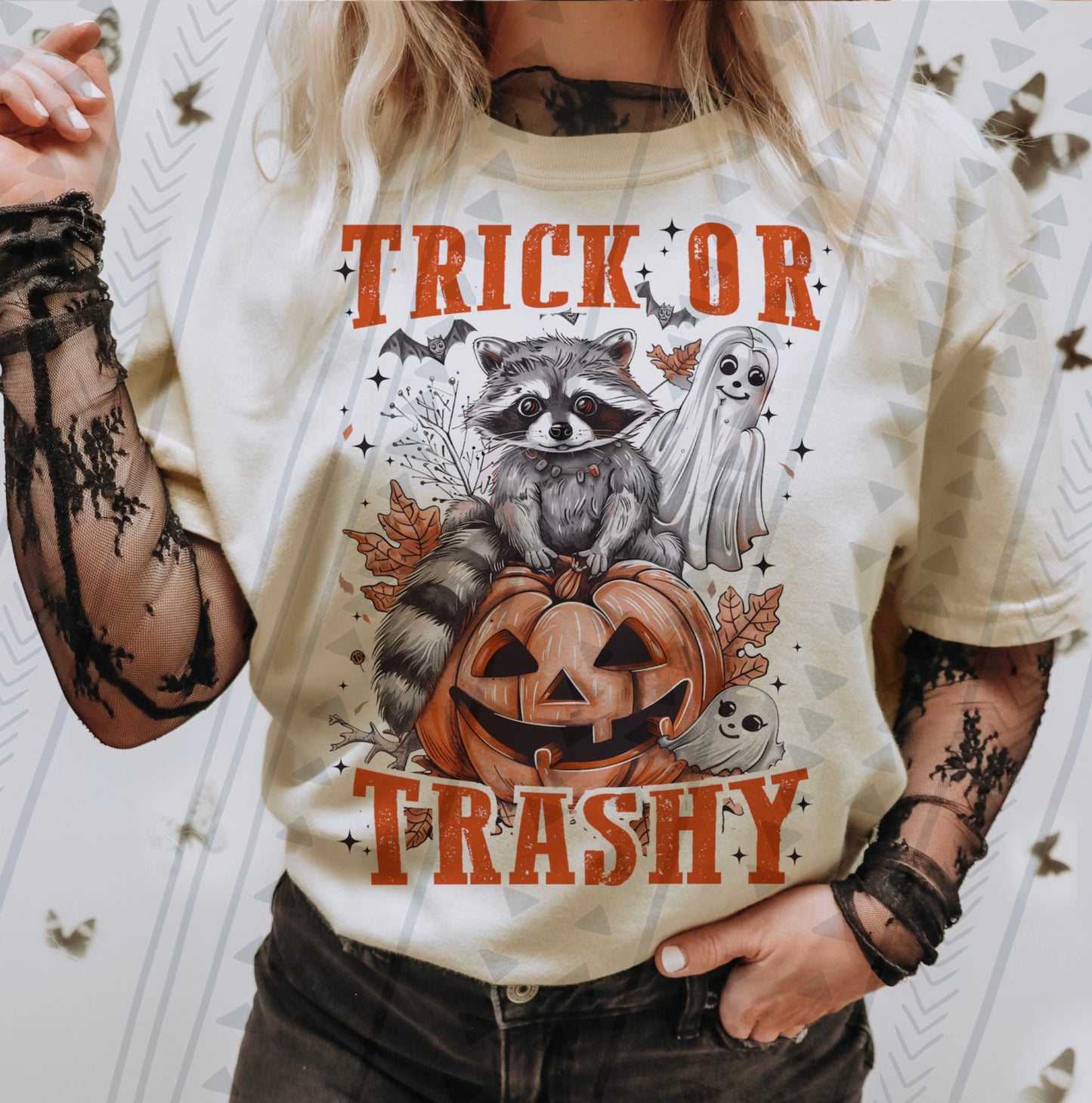 Trick or Trashy DTF Transfer