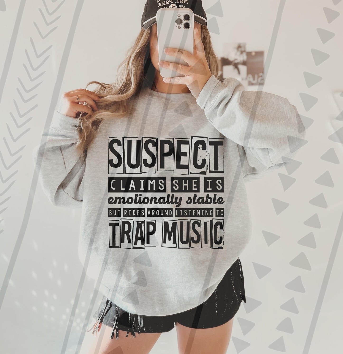 Suspect - Trap Music DTF Transfer