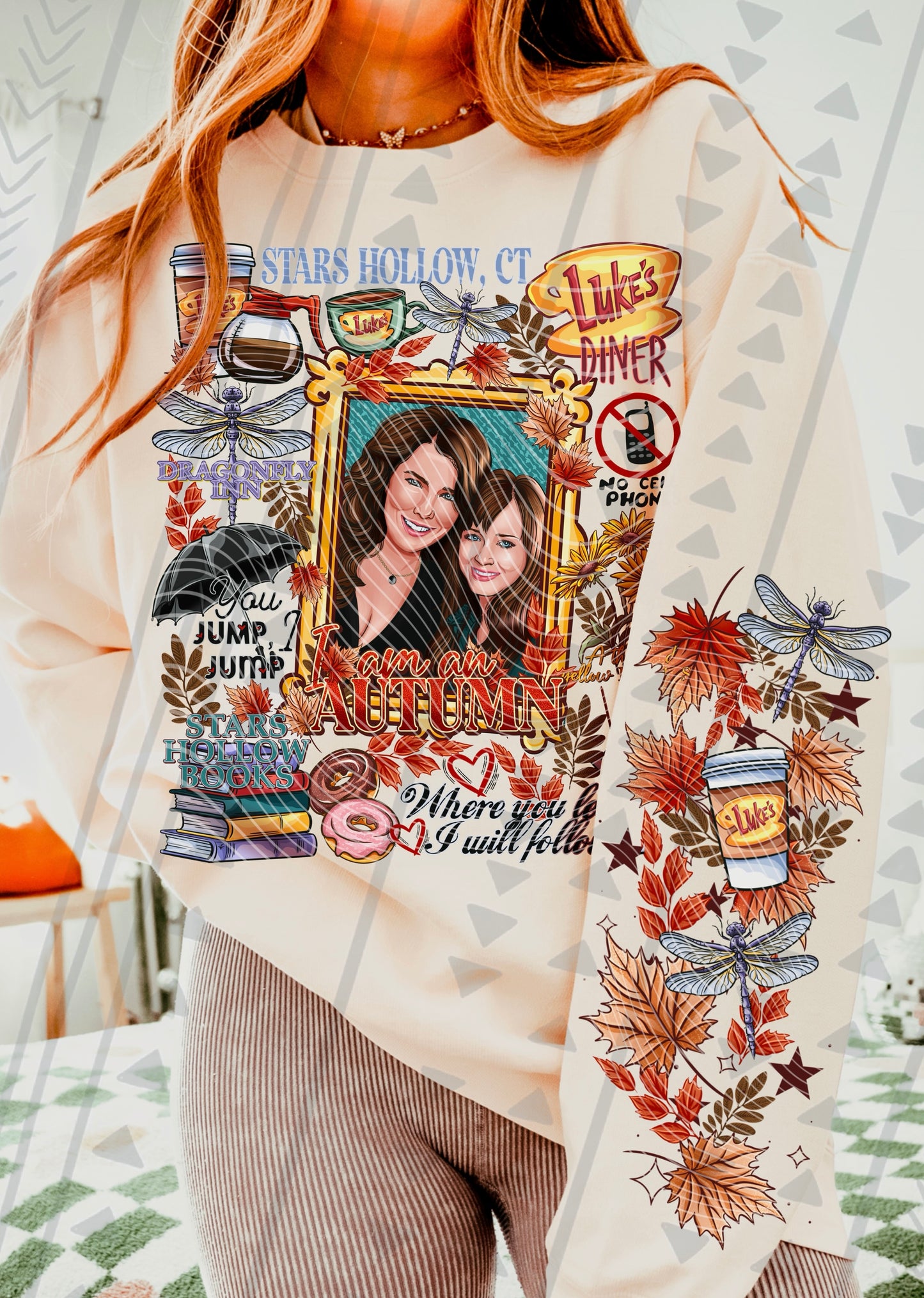 GG Stars Hollow Collage DTF Transfer