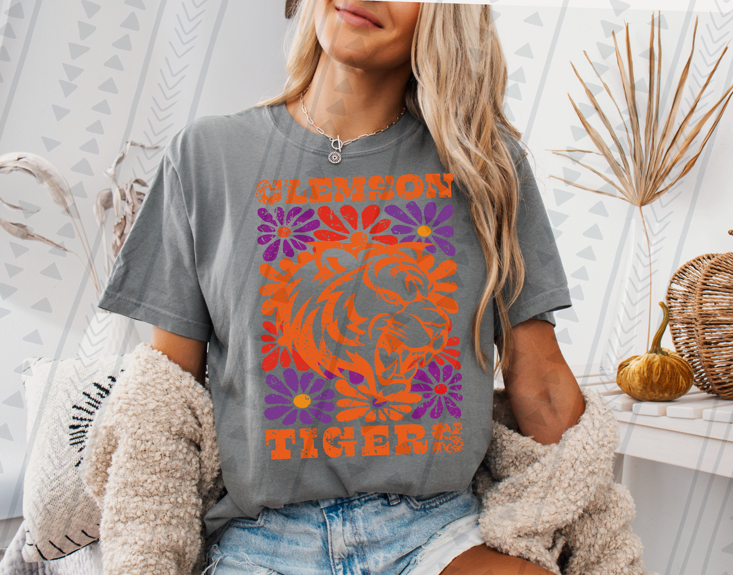 Groovy Tigers DTF Transfer