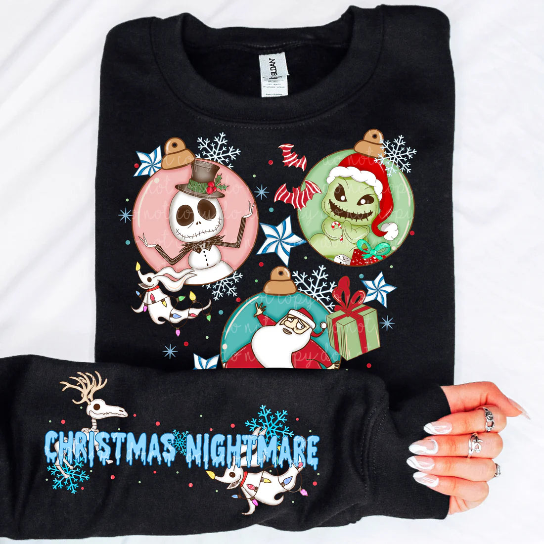 Christmas Nightmare (With Sleeve) DTF Transfer