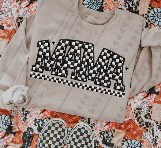 Checkered Mama/Mini DTF Transfer