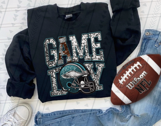 Game Day NFL Faux Embroidery DTF Transfer