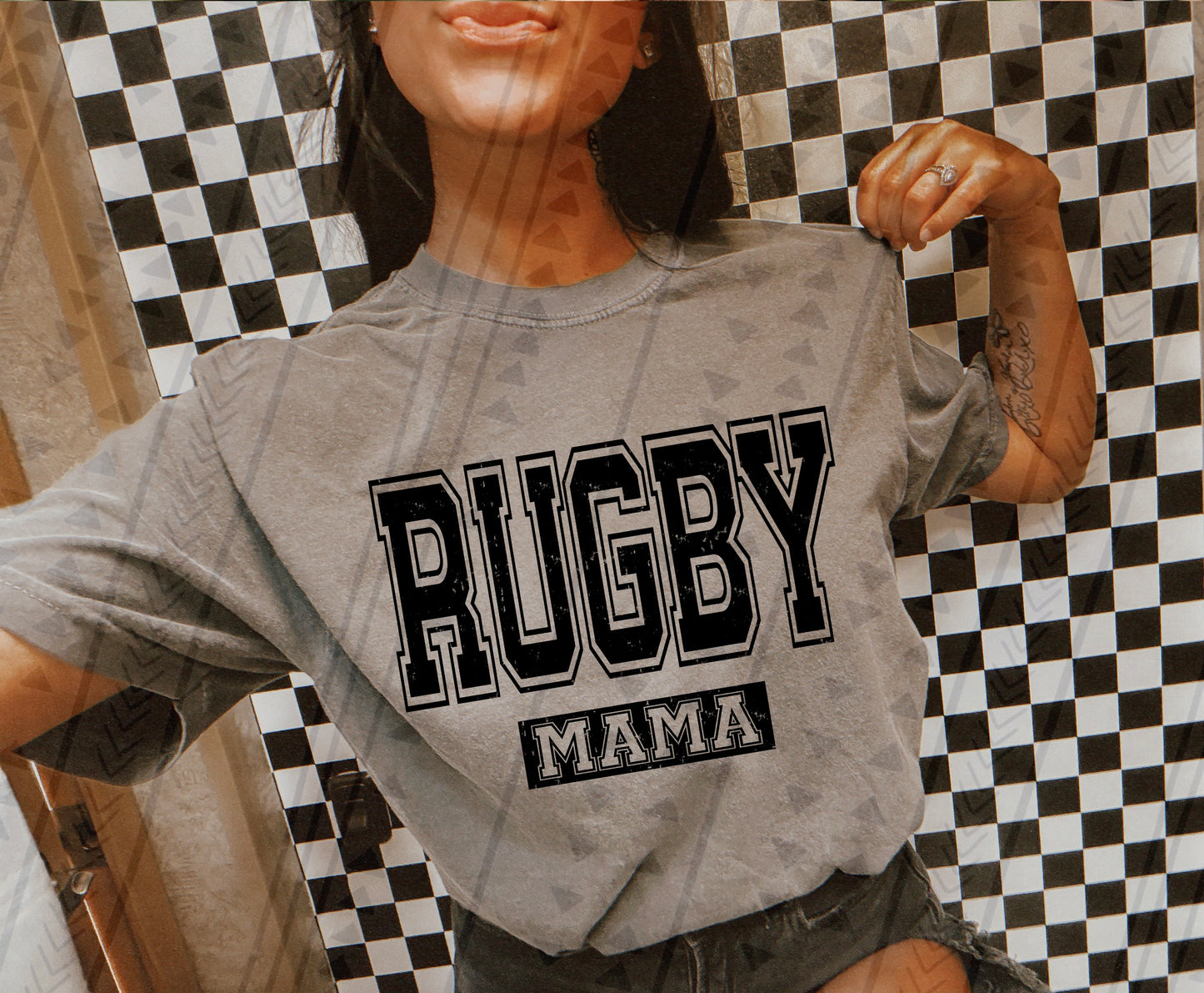 Distressed Sports Mama (Choose Your Sport) DTF Transfer