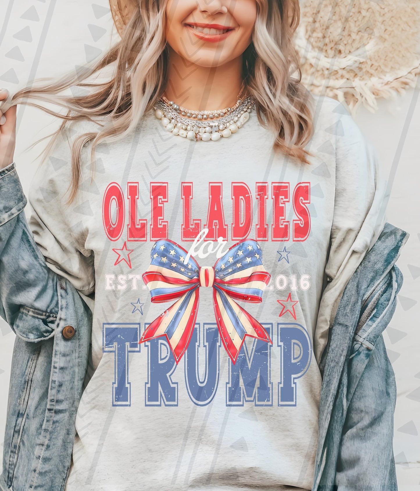 Ole Ladies For Trump DTF Transfer