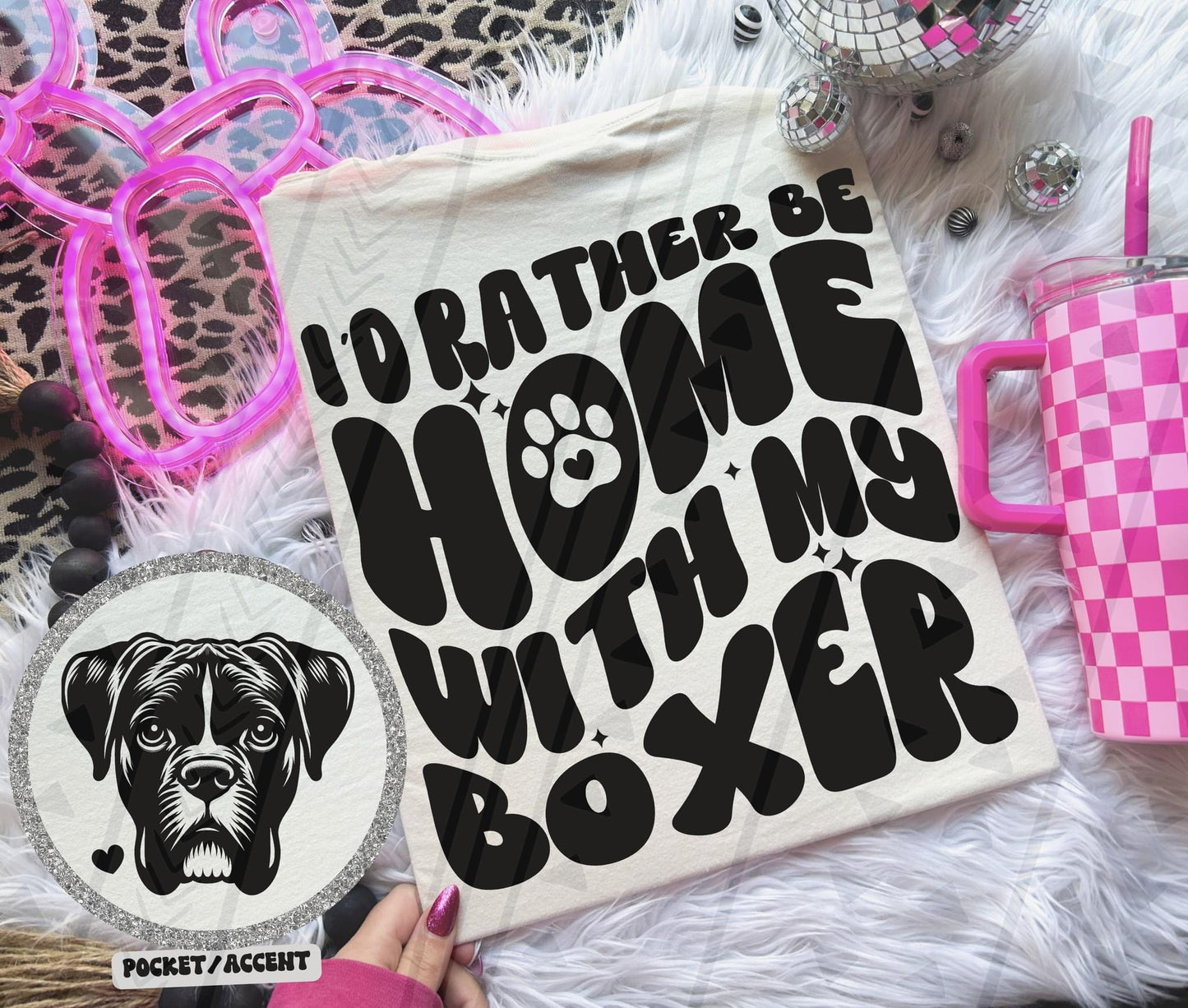 Rather Be Home - Boxer DTF Transfer