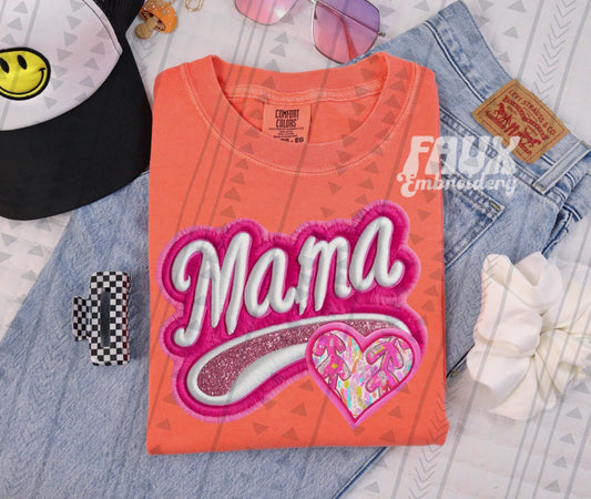 Varsity Mama - Baseball Glitz DTF Transfer