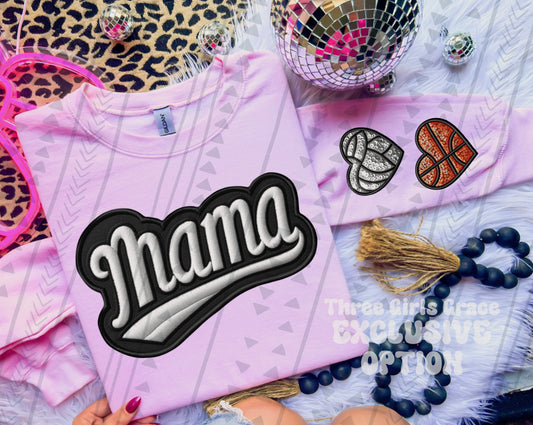 Varsity Mama - Includes One Sleeve Accent) DTF Transfer