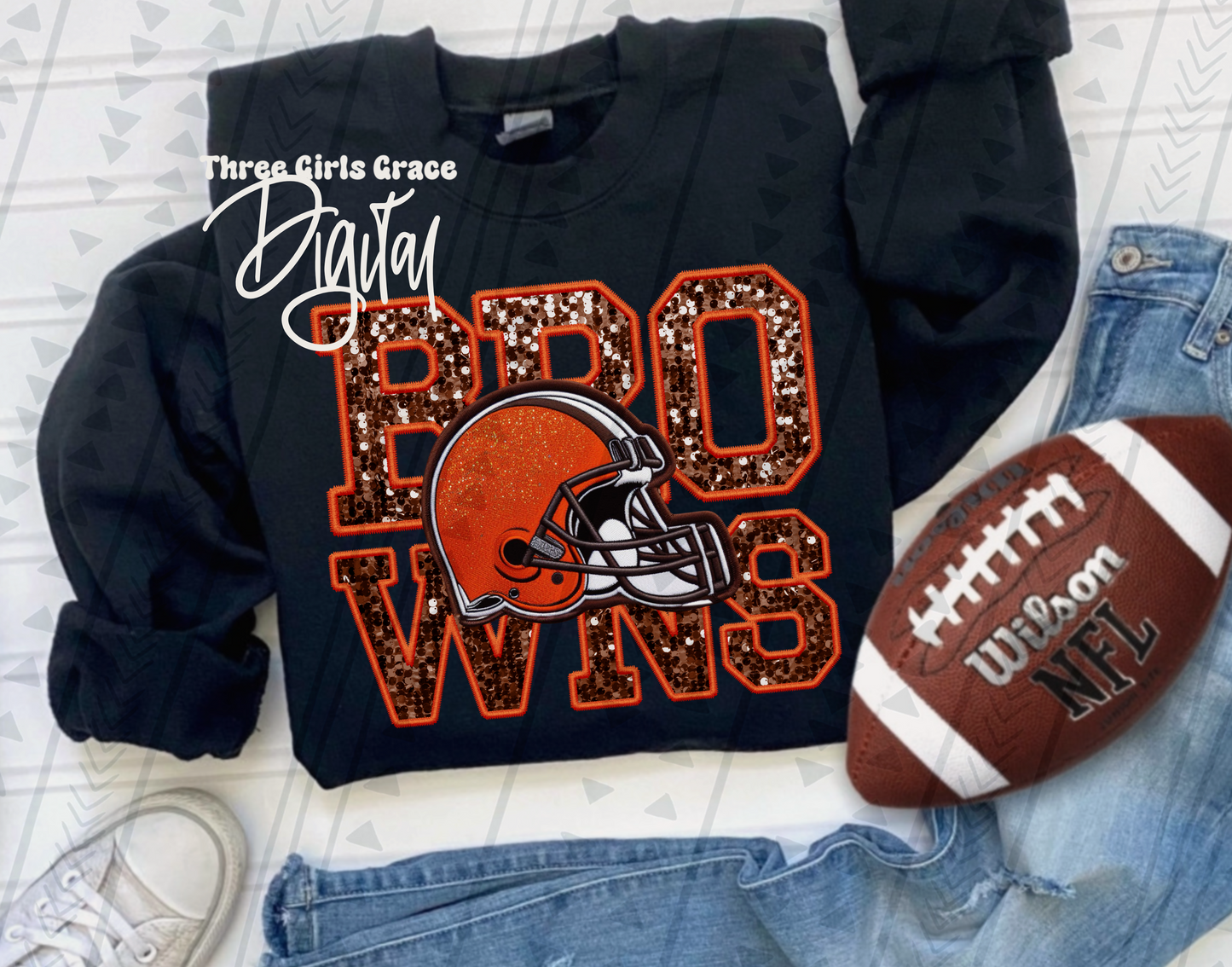 Browns Faux Embroidery DIGITAL