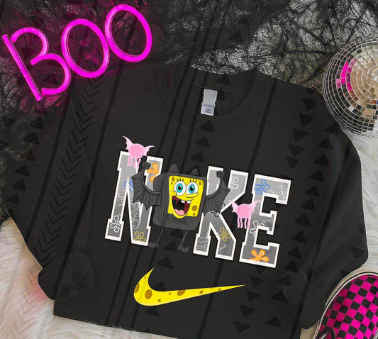 Halloween SpongeBob Swoosh DTF Transfer