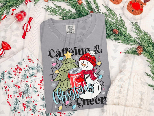 Caffeine & Christmas Cheer - Coke DTF Transfer