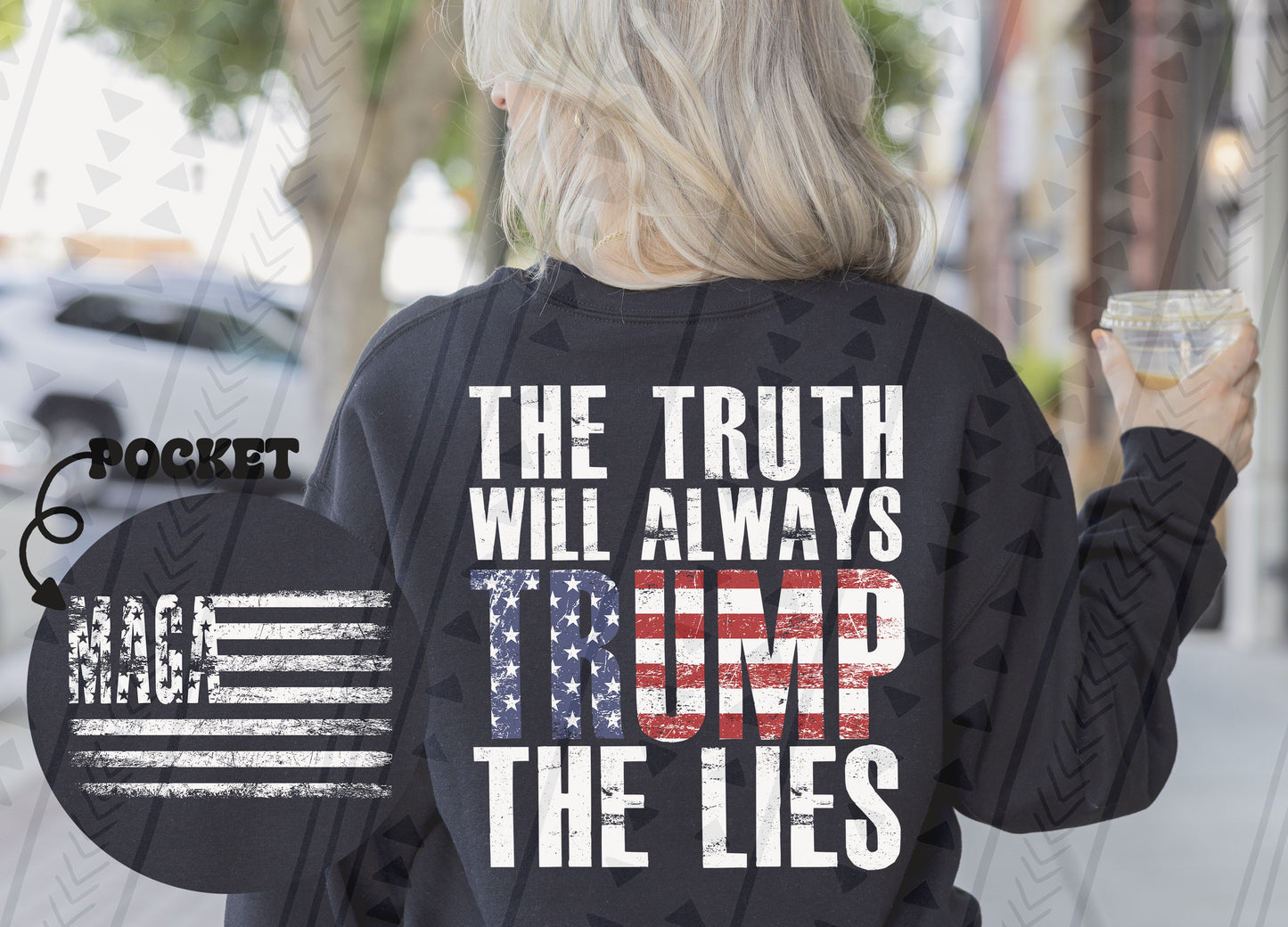 Trump The Lies DTF Transfer