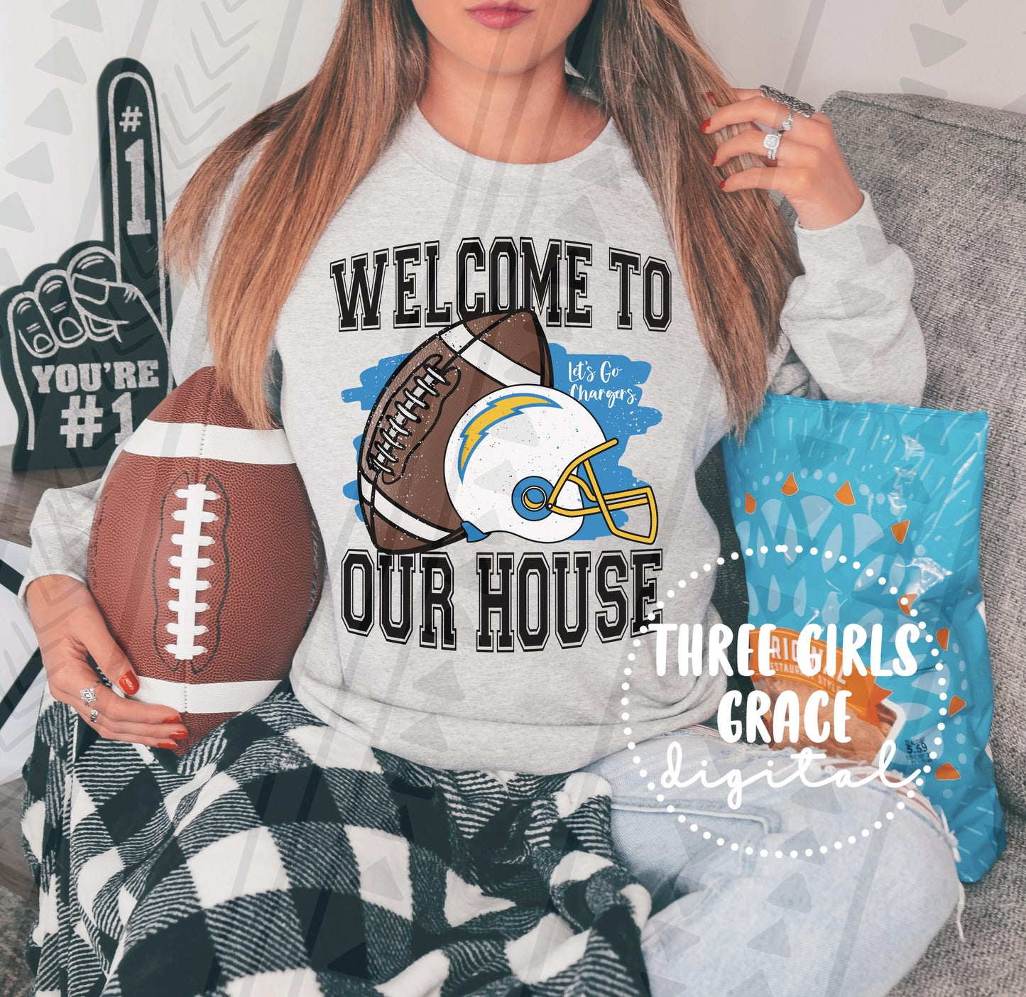 Welcome To Our House Chargers Digital