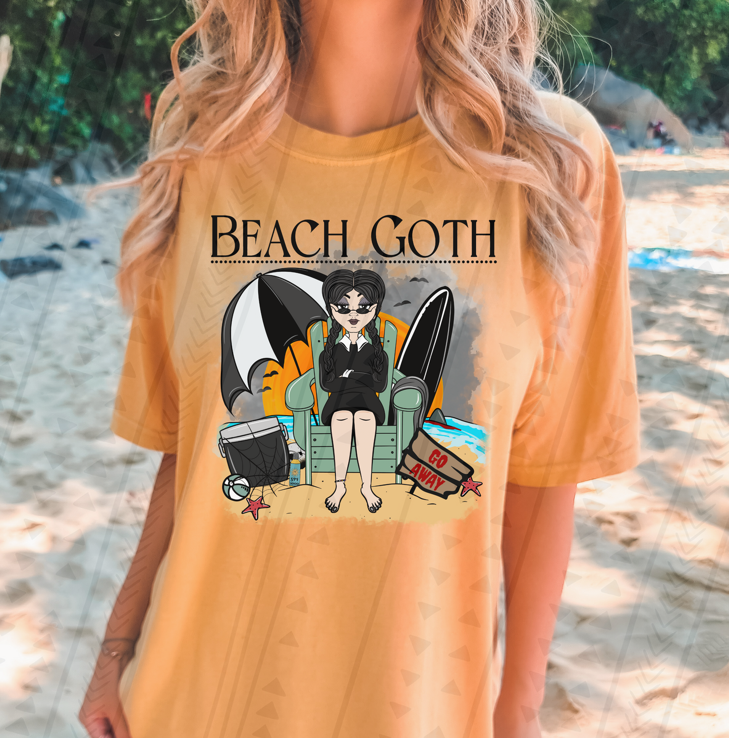 Beach Goth DTF Transfer