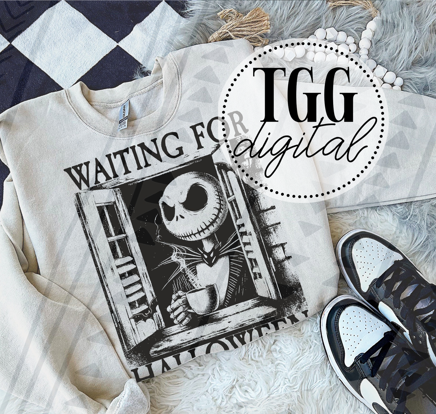 Waiting For Halloween (Skellington) DIGITAL