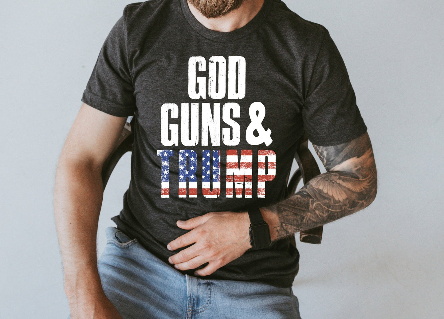 God Guns Trump DTF Transfer