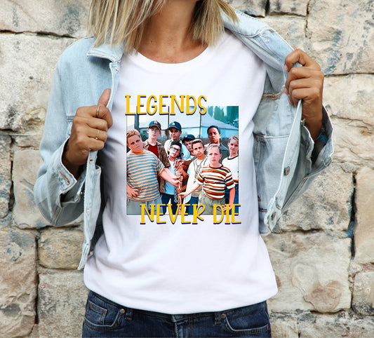 Legends Never Die Sandlot Characters DTF Transfer