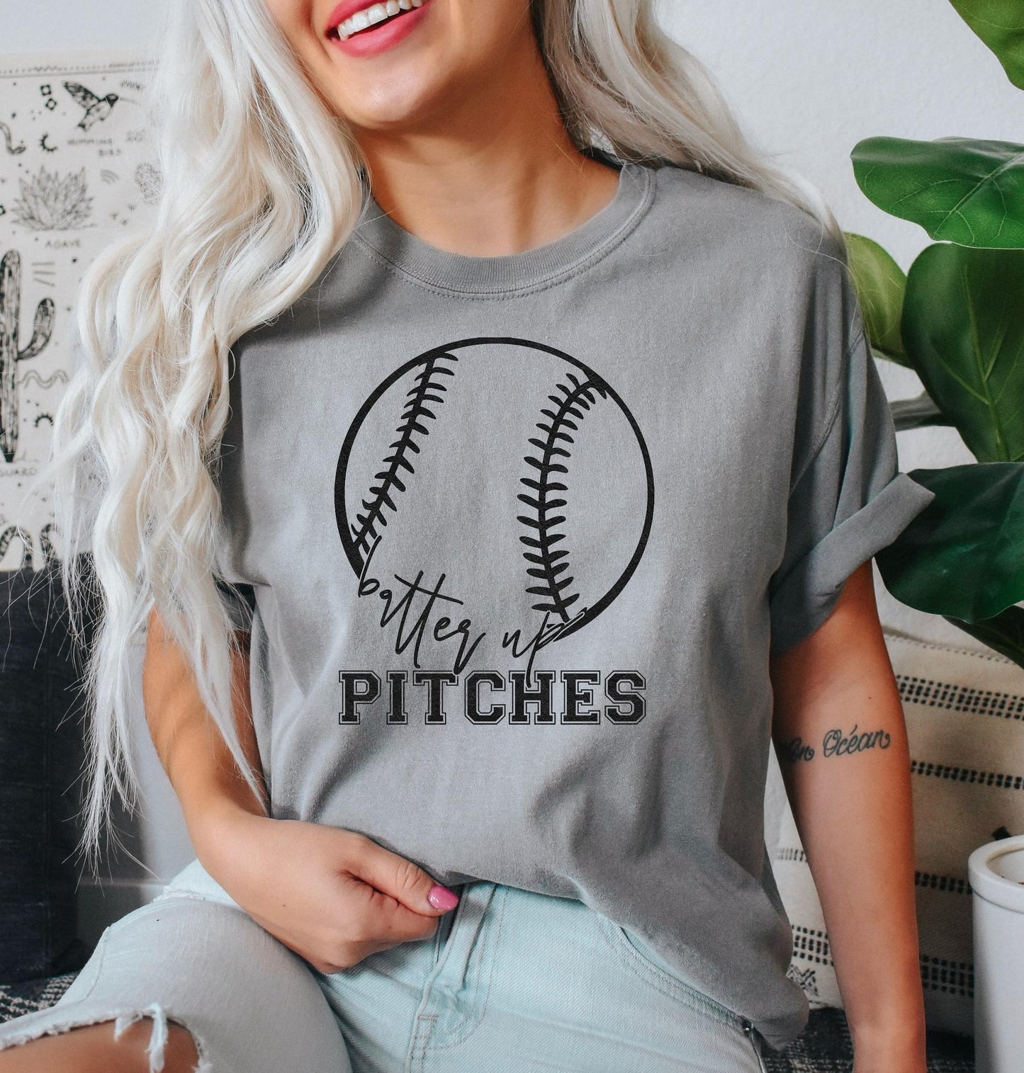 Batter Up Pitches DTF Transfer