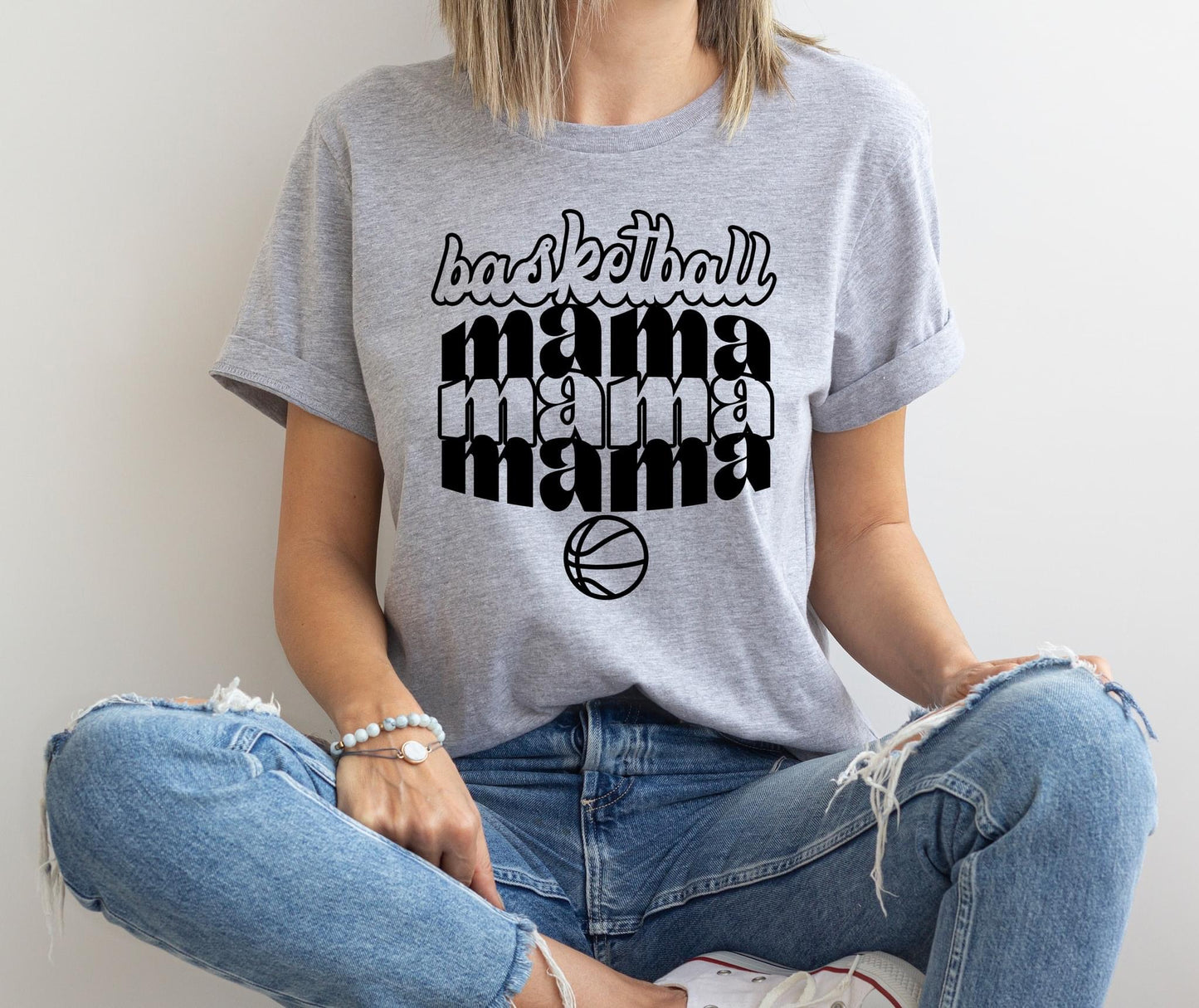 Basketball Mama Stacked DTF Transfer