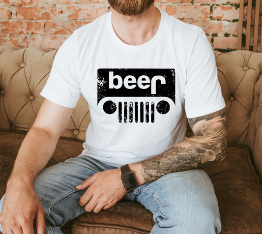 Beer Jeep DTF Transfer